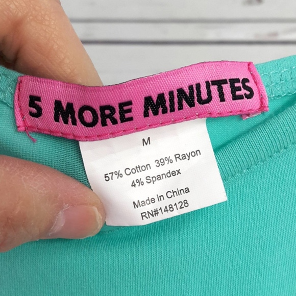 2/$15 5 More Minutes green adjustable strap dress - Picture 5 of 5